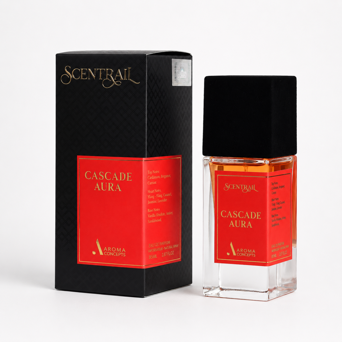cacade aura perfume for women inspired by Scandal Intense