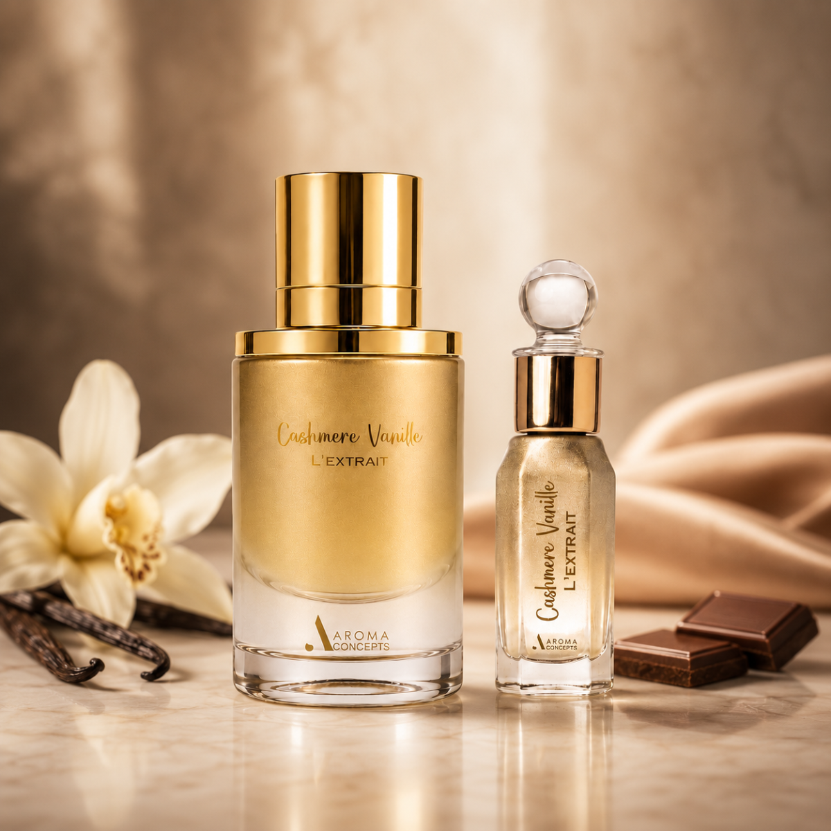 Cashmere Vanille L’Extrait & Oil Bundle by Aroma Concepts