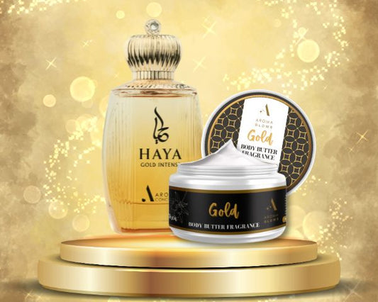 Bundle Haya Gold Intense & Gold Body Butter