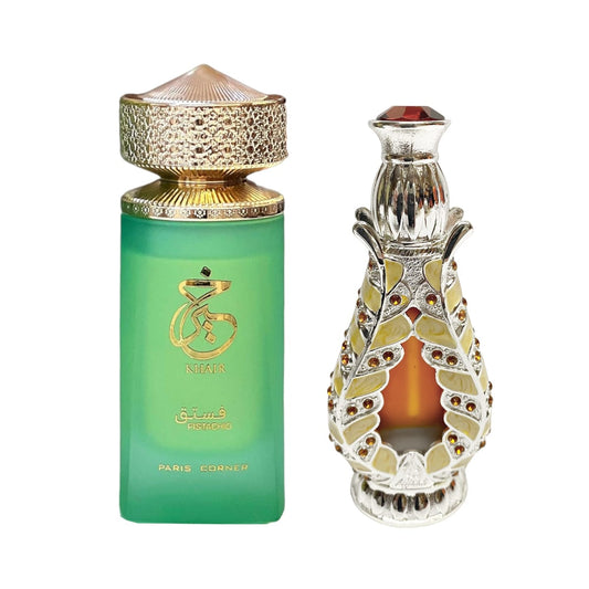 Pistachio Khair EDP & Nasma Oil Set 