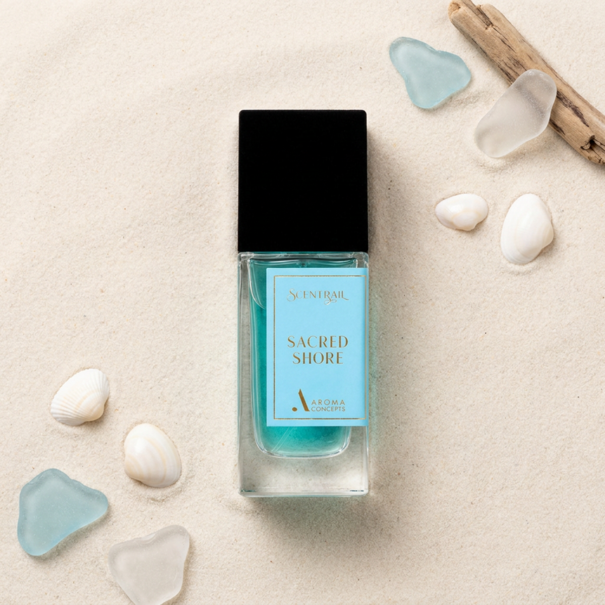 sacred shore unisex perfume - scentrail by aromaconcepts