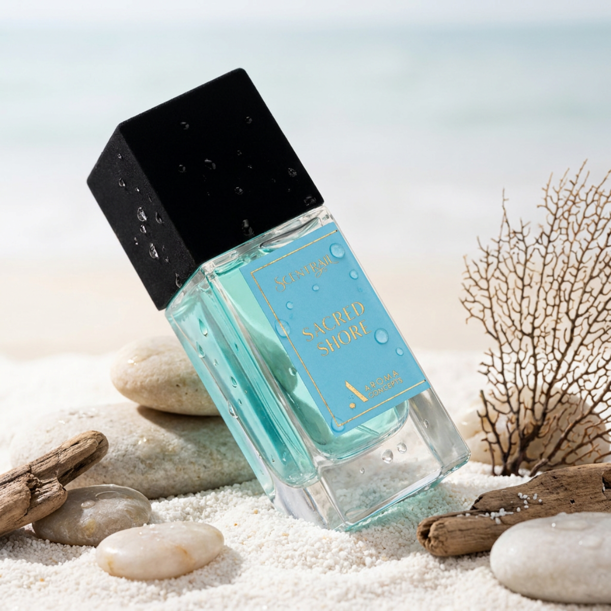 sacred shore unisex perfume - scentrail by aromaconcepts