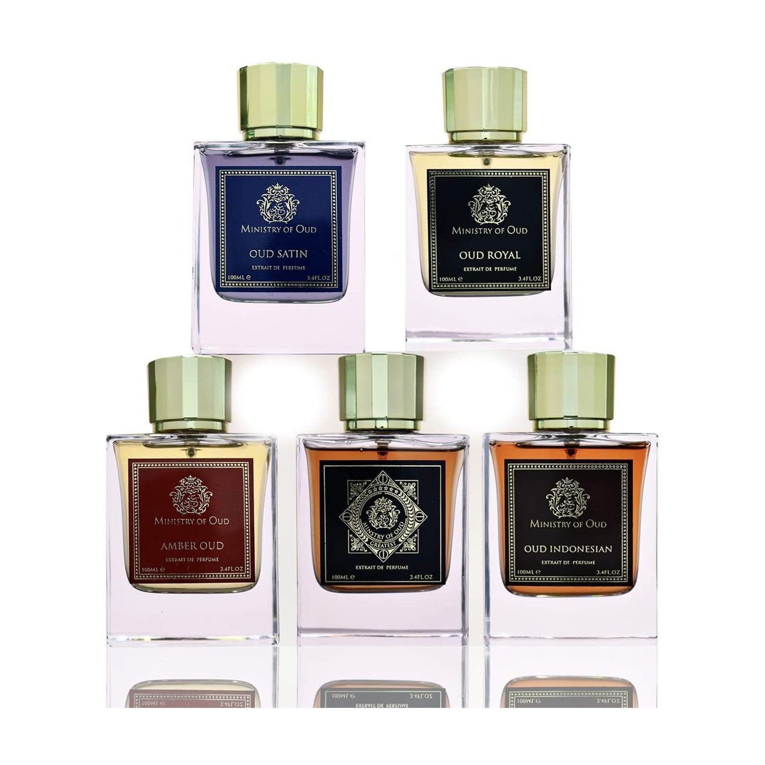 set of three perfumes