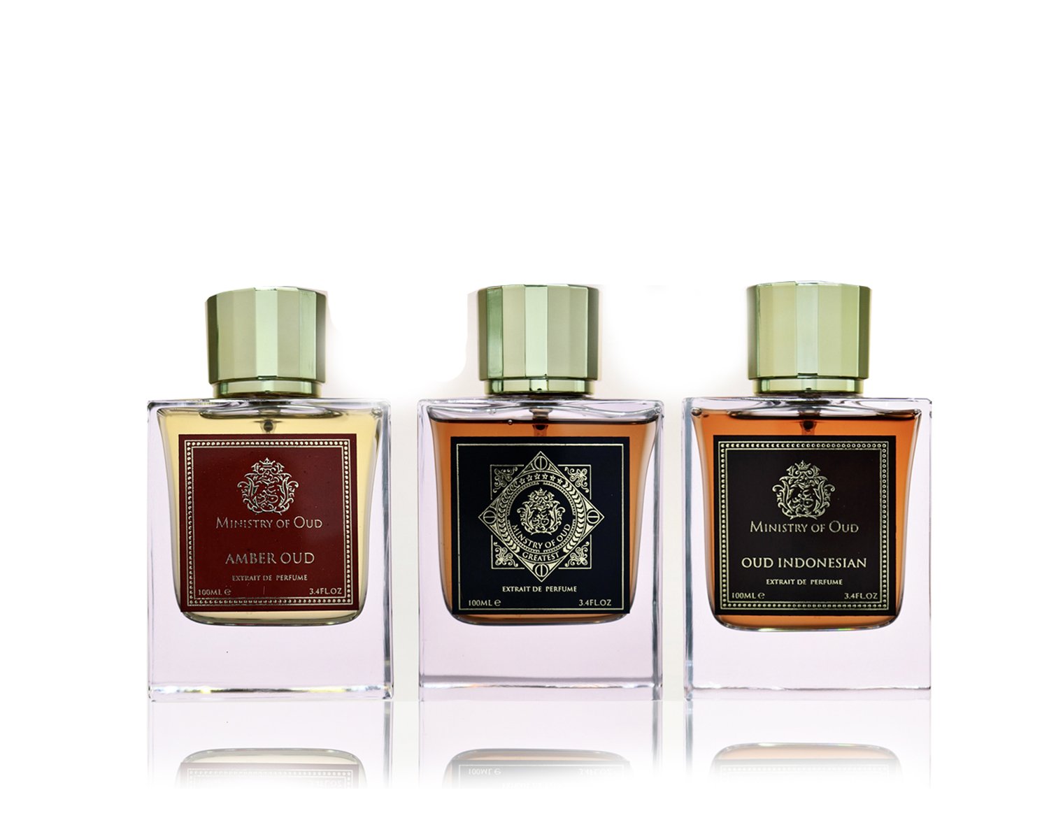 set of three perfumes